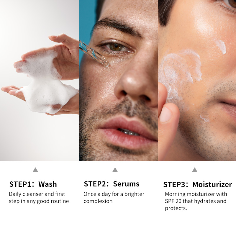 Syulli Set de cuidado de la piel sin complicaciones para hombre - 3 piezas