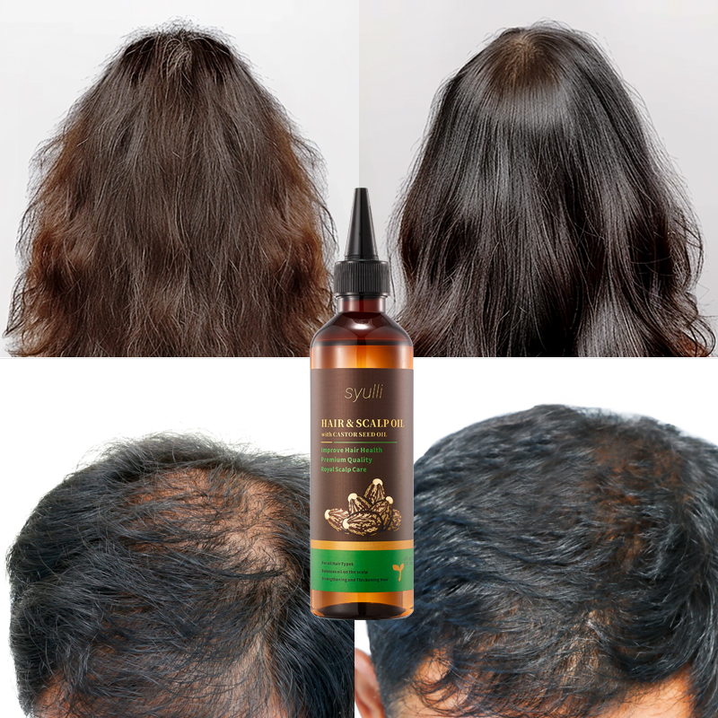 Aceite para cabello y cuero cabelludo Syulli | Semilla de uva, ricino, geranio y jazmín | Cuidado del cabello premium