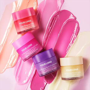 El protector labial orgánico de vitamina C del vegano de etiqueta privada Chapstick nutre la máscara para dormir del labio hidratado