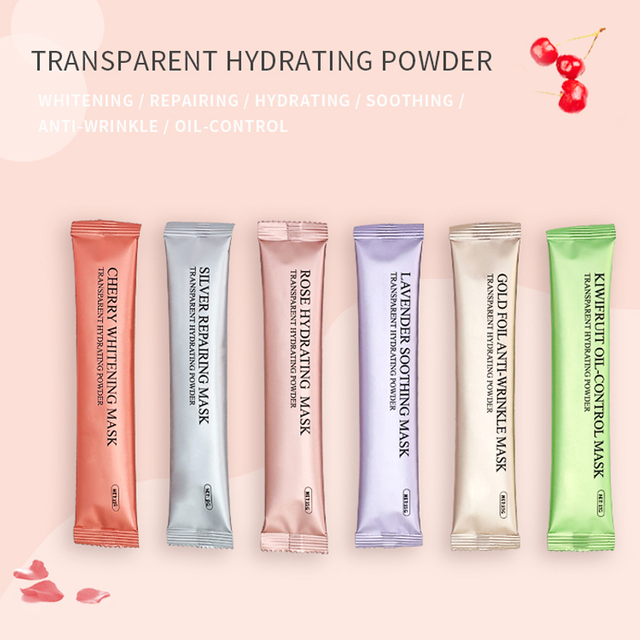 Mascarilla facial en polvo hidratante de etiqueta privada