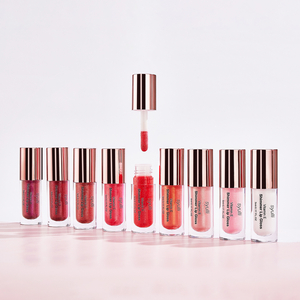 OEM 6 COLORES etiqueta privada Color brillante orgánico Mini brillo de labios Nude Shimmer