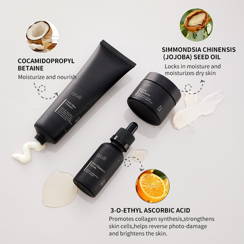 Syulli Set de cuidado de la piel sin complicaciones para hombre - 3 piezas