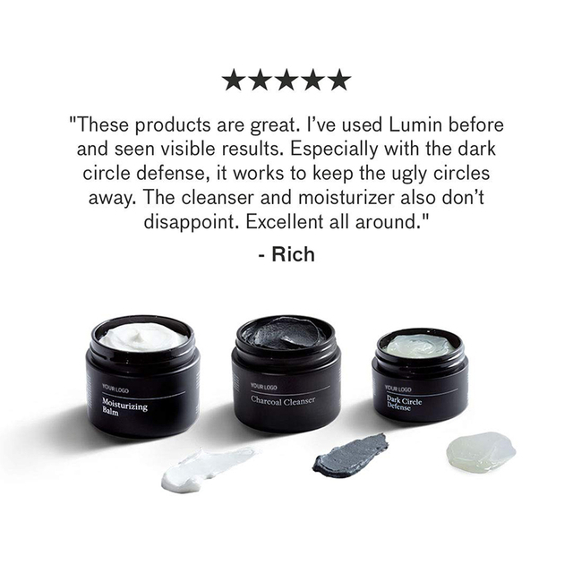  Set de cuidado de la piel para hombres con extracto de plantas